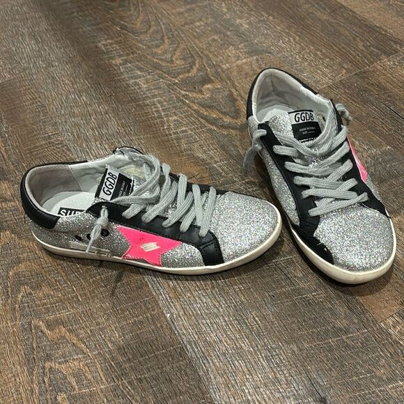Golden Goose Silver and Pink Women's Shoes - Size 8 / EU 39 - Picture 1 of 5